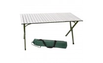 Aluminijski prenosivi stol za kampiranje 141 x 70 x 70 cm